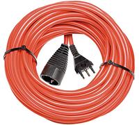 Brennenstuhl 1162057 Rallonge en plastique 25 m, rouge, prise italienne 16 A et prise Schuko