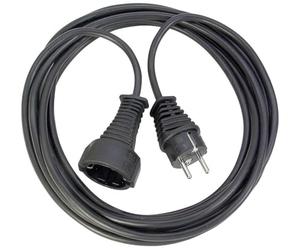 BRENNENSTUHL 1165480 - Alargador eléctrico IP20 H05VV-F3G1,5 de 25 m (Negro)