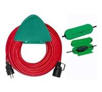 Brennenstuhl 1167541 Rallonge électrique 40 m H05VV-F 3G1,5 avec support mural/boîte de protection Rouge Rouge G