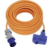 Brennenstuhl 1167650325 alimentation Rallonge CEE de camping bleu, noir, orange, gris 25 m H07RN-F 3G 2,5 mm²