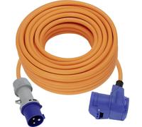 Brennenstuhl 1167650325 alimentation Rallonge CEE de camping bleu, noir, orange, gris 25 m H07RN-F 3G 2,5 mm²
