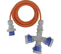 Brennenstuhl 1167670205 alimentation Rallonge CEE de camping gris, bleu, orange 2 m H07RN-F 3G 2,5 mm²
