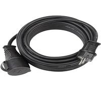 Brennenstuhl 1167820 Cordon prolongateur pour Chantier IP44, Noir, 25 m