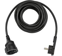 Brennenstuhl Rallonge H05VV-F3G1.5 5 m 1 sortie CA d'intérieur Noir IP20 prise plate