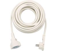 Brennenstuhl Câble d'extension 1168980210 H05VV-F3G1,5 IP20 10 m Blanc avec fiche plate