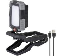 Brennenstuhl Lampe de travail LED à pince CL 1050 MA 10W 950 lm sans fil Noir