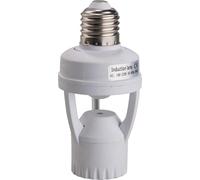 Brennenstuhl 1179910 Porte Lampe avec détecteur de Mouvement 360, Blanc