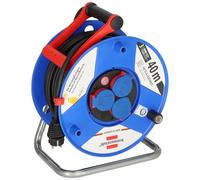 Brennenstuhl 1208380 Garant Dévidoir de câble IP44 de chantier avec câble H07RN-F 3G1,5 40 m