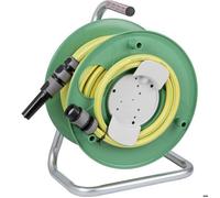 Brennenstuhl Enrouleur de tuyau d'arrosage WS32 20 m 1/2 pouce Plastique spécial Vert/Jaune