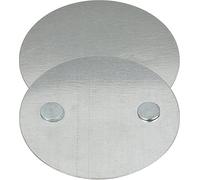 Brennenstuhl 1290000 BR 1000 Plaque de Montage magnétique pour détecteur de fumée, Argent, 5 m