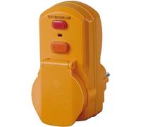 Brennenstuhl 1290660 BDI-A 2 30 Adaptateur de protection personnelle IP54, 230 V, Orange