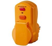Brennenstuhl Connecteur intermédiaire 1290660 – PRCD 230 V protection des personnes Jaune IP54