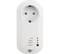 Brennenstuhl 1294840 Prise intelligente 3680 W Maison Blanc, Switch socket