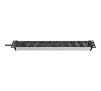 Brennenstuhl 1390007009 Alu-Line Prolongateur multiprise Argent/Noir