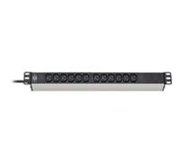 Brennenstuhl 1390007112 multiprise 2 m 12 sortie(s) CA Intérieure Noir, Argent