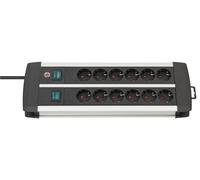 Brennenstuhl 1391000912 power extension 3 m 12 AC outlet(s) Indoor Black, White