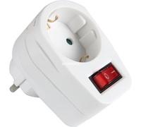 Brennenstuhl 1508070 boitier de prise de courant Blanc, Adaptateur de prise