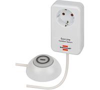 Brennenstuhl Interrupteur d'éclairage Comfort Switch 1508220 Eco Line Multiprise Blanc