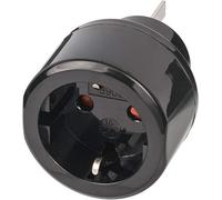 Brennenstuhl Adaptateur de voyage 1508440 Europe vers Australie/Chine avec terre Fusible 10A Noir