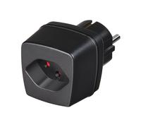 Brennenstuhl 1508480 Adaptateur/Onduleur Universel Intérieur 230V Noir, Intensité Max. 10A, Conversion AC1-to-AC2, Code SH 85044090