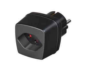 Brennenstuhl 1508480 Adaptateur/Onduleur Universel Intérieur 230V Noir, Intensité Max. 10A, Conversion AC1-to-AC2, Code SH 85044090