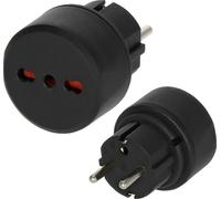 Adaptateur de Voyage Prise Europe vers États-Unis 15A Noir