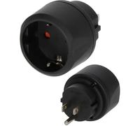 Brennenstuhl Adaptateur de voyage Prise Europe vers États‑Unis 250 V 15 A Noir