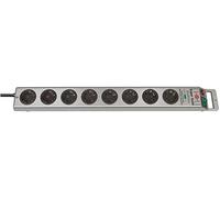 Brennenstuhl 80411236902 Super-Solid 1153340318 Lot de 4 multiprises avec parasurtenseur 8 prises Argenté