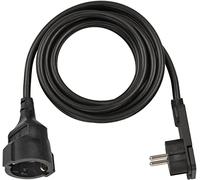Brennenstuhl Rallonge électrique 1168980030 Noir 3 m – Mâle coudé 90° vers Femelle droite – IP20