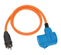 Brennenstuhl Adaptateur CEE IP44 1,5m orange H07RN-F 3G2,5 Fiche de contact de protection, Connecteur coudé 230V/16A - 1132910525