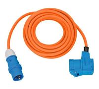 Brennenstuhl Adaptateur CEE IP44 10m orange H07RN-F 3G2,5 prise CEE, Connecteur coudé 230V/16A - 1167650510