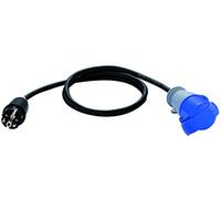 Brennenstuhl Adaptateur CEE P17, 1,5m de câble (IP44), Fabrication Française 1132921 Jaune