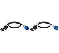 Brennenstuhl Adaptateur CEE P17, 1,5m de câble (IP44), Fabrication Française (Lot de 2)