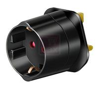Adaptateur de Voyage Prise Europe vers Angleterre 13A Noir
