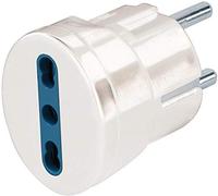 Brennenstuhl, Adaptateur Schuko Blanc IT, Euro = > DE