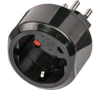 Brennenstuhl Adaptateur secteur de voyage prise avec terre/CH avec Coupe-circuit automatique 10A