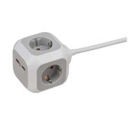 Brennenstuhl Multiprise ALEA-Power Plug 1150100 4 prises 1,4 m Bloc USB Blanc