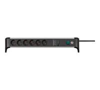 Brennenstuhl Multiprise Alu-Office-Line 6 prises, pour bureau