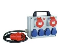 Brennenstuhl Répartiteur compact pour petits courants BKV 2/4 T IP44, 1153650