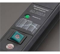 Brennenstuhl, bloc multiprise de protection contre les surtensions 6x Premium-Line 3m, noir