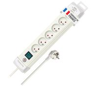 Brennenstuhl Multiprise Premium Plus 6 prises avec interrupteur 3 m - blanc