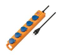 Brennenstuhl Bloc multiprise Super-Solid SL 554 DE IP54 5 prises jaune/bleu 2m H07RN-F3G1,5 avec interrupteur Quantité:1