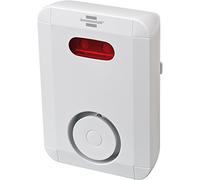Brennenstuhl Brematicpro Sirene Système d'alarme sans Fil pour extérieur, Alarme Acoustique et Optique avec Fonction App Blanc