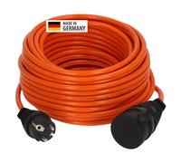 Brennenstuhl BREMAXX® Rallonge V2 extérieure 25 m (câble de Couleur Orange, Utilisation à Court Terme en extérieur IP44, utilisable jusqu'à -35 °C, résistant à l'huile et aux UV, fabriqué en