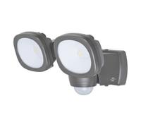 Brennenstuhl Brennenstuhl Battery LED Spot LUFOS / Spot extérieur à LED sans fil avec batterie et détecteur de mouvement (avec 8 LED de marque, 2x 240 lumen, pour usage extérieur IP44, avec réglage de