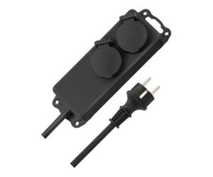 Brennenstuhl Brennenstuhl Distributeur de prises double IP 44 Quantité:1