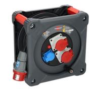 Brennenstuhl Professionnel KD 3200 C7 Cube De Chantier H07RN-F5G2,5 1x230V + 2x400V/16A - 30m - Noir