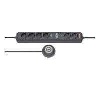 Brennenstuhl – Tomas mult.Eco Comfort Switch BS-1159560516 – 1,5 m – 6T – Anthracite
