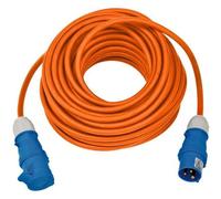 Brennenstuhl Rallonge électrique 1167650625 H07RN-F 3G IP44 230V/16A 25 m 2,5 mm Orange/Bleu