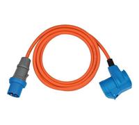 Brennenstuhl Cordon prolongateur CEE IP44 pour le camping/maritime 3m orange H07RN-F 3G2,5 prise CEE, couplage angulaire 230V/16A - 1167650503